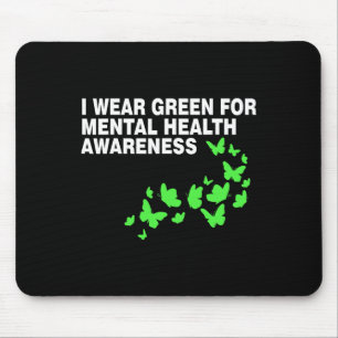 Green im Mai Mental Health Awareness Montag Green Mousepad