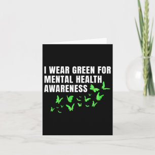 Green im Mai Mental Health Awareness Month Gr Karte