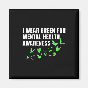Green im Mai Mental Health Awareness Month Gr Magnet