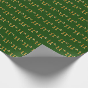Green, Imitate Gold 11. (Elfte) Veranstaltung Geschenkpapier