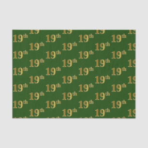 Green, Imitate Gold 19. (neunzehnte) Veranstaltung Seidenpapier