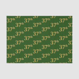 Green, Imitate Gold 37. (siebenunddreißig) Veranst Seidenpapier