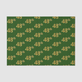 Green, Imitate Gold 48. (Achtundvierzigste) Verans Seidenpapier