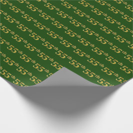 Green, Imitate Gold 55. (55.) Veranstaltung Geschenkpapier