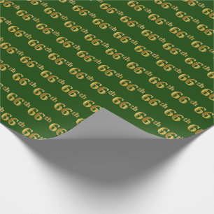 Green, Imitate Gold 66. (66.) Veranstaltung Geschenkpapier