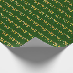 Green, Imitate Gold 93. (30.) Veranstaltung Geschenkpapier