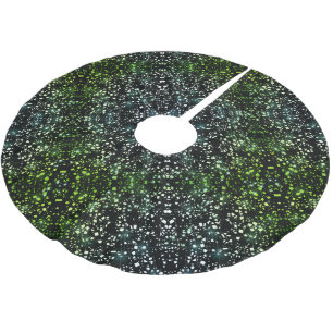 Green Imitats Glass Glitzer Sparkon Polyester Weihnachtsbaumdecke