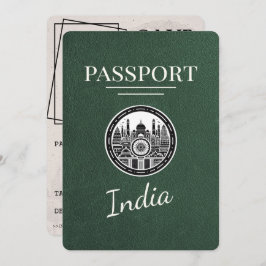 Green India Passport Save the Date