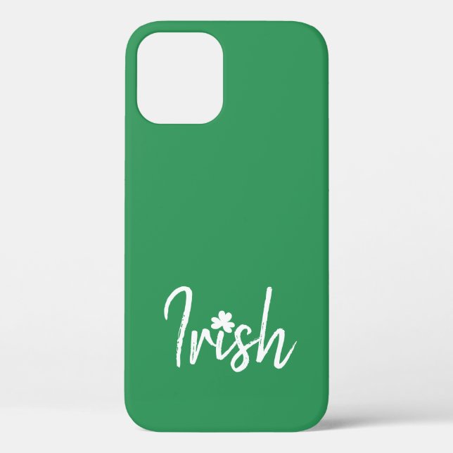 Green Irish Kleeblatt St Patricks Day Case-Mate iPhone Hülle (Rückseite)