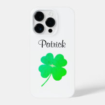 Green Irish Kleeblatt St. Patrick's Day Phone Case