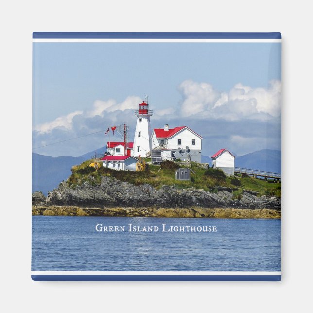 Green Island Lighthouse, England Magnet (Vorne)