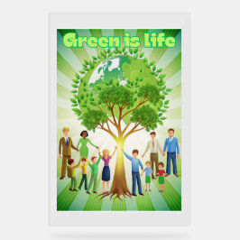 Green ist das Life Poster