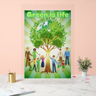 Green ist das Life Poster