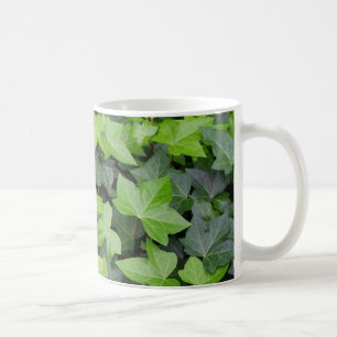 Green Ivy Botanical Print Kaffeetasse
