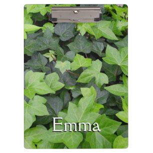 Green Ivy Botanical Print Klemmbrett