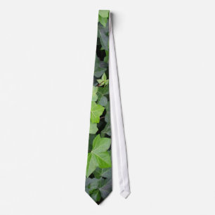Green Ivy Botanical Print Krawatte