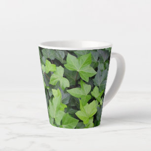 Green Ivy Botanical Print Milchtasse