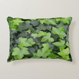 Green Ivy Botanical Print Zierkissen
