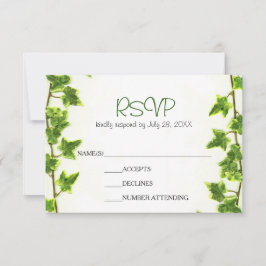 Green Ivy - RSVP-Karte RSVP Karte
