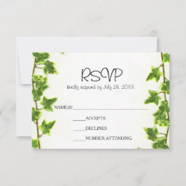 Green Ivy - RSVP-Karte RSVP Karte