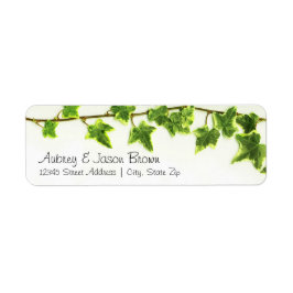 Green Ivy - Rücksendeadressen-Aufkleber