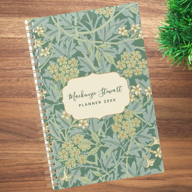 Green Jasmine Floral Pattern 2026 Planer (Von Creator hochgeladen)