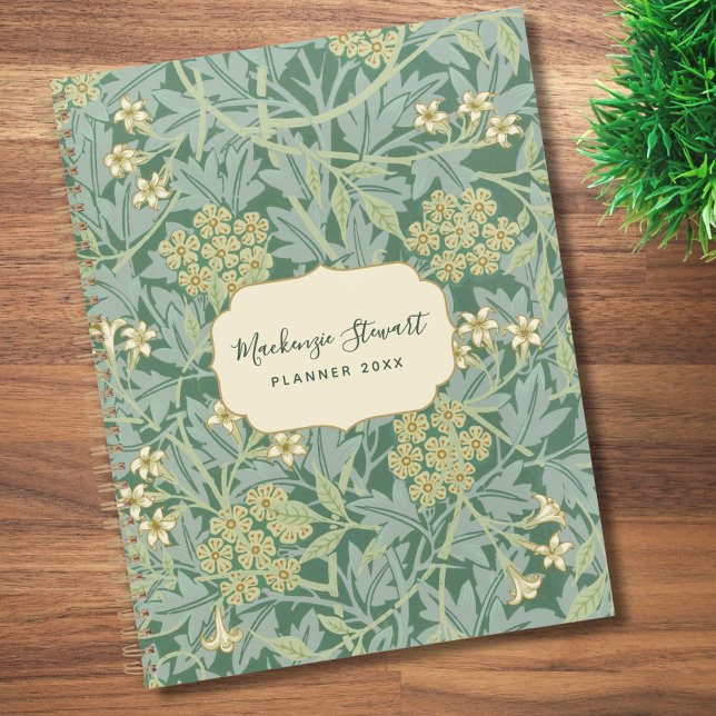 Green Jasmine Floral Pattern 2026 Planer (Von Creator hochgeladen)