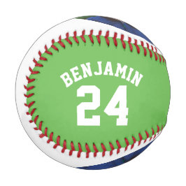 Green Jersey Nummer und Foto Baseball