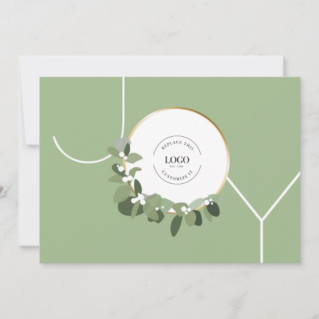 Green Joy Corporate Logo Weihnachten (Vorderseite)
