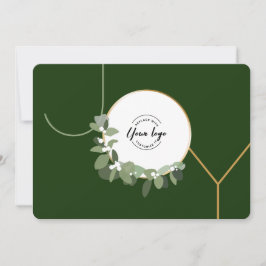 Green Joy Customizable Corporate Logo Weihnachten