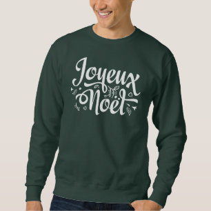 Green Joyeux Weihnachten Sweatshirt