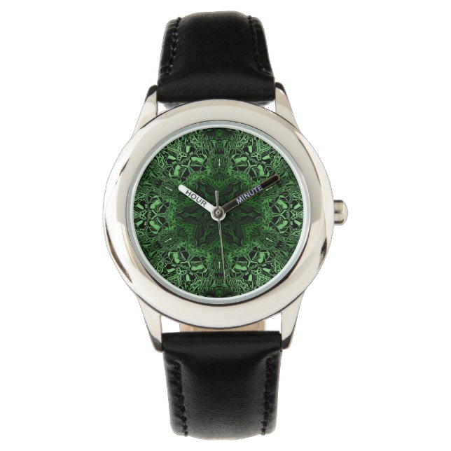 Green Kaleidoskop Armbanduhr (Vorderseite)