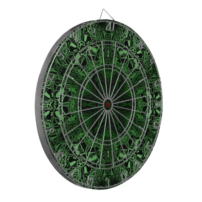 Green Kaleidoskop Dartscheibe (Vorderseite Links)