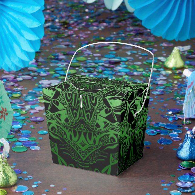 Green Kaleidoskop Geschenkschachtel (Party)