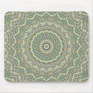 Green Kaleidoskop Mousepad