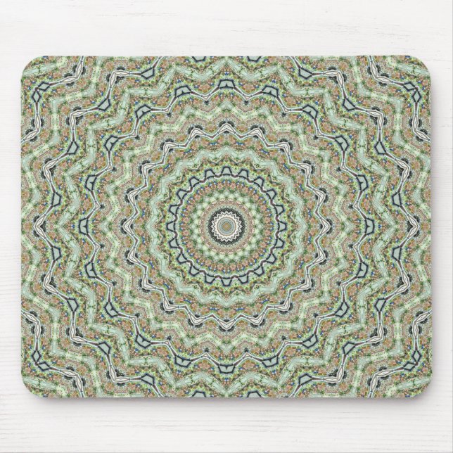 Green Kaleidoskop Mousepad (Vorne)