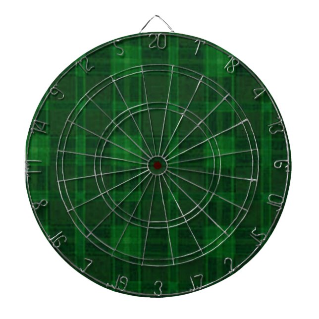 Green Kariert Dart Board Dartscheibe (vorne)