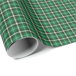 Green Kariert, Green Buffalo Kariert Geschenkpapier