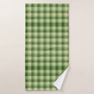 Green Kariert Saint Patrick's Day Badehandtuch