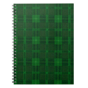 Green Kariert Spiral Notebook Notizblock