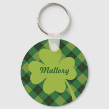 Green Kariert St. Patty's Day Personalisierter Sch
