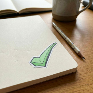 Green Karo Mark Stickers