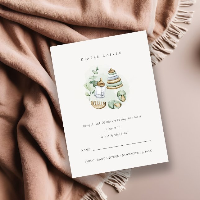 Green Kinderzimmer Essential Diaper Raffle Baby Du Begleitkarte (Von Creator hochgeladen)