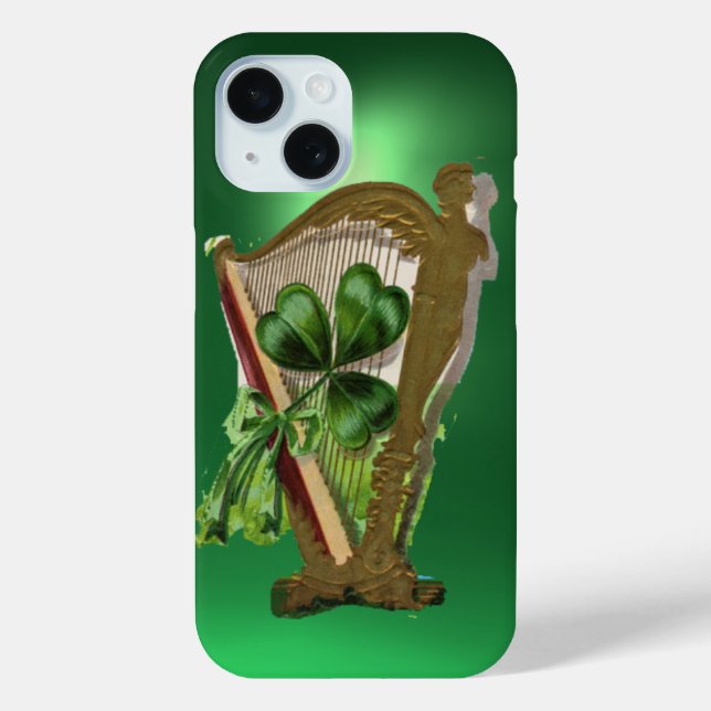 GREEN KLEEBLATT HARP green Case-Mate iPhone Hülle (Rückseite)