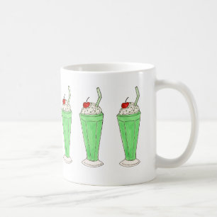 Green Kleeblatt Ice Cream Shake St. Patrick's Tass Tasse