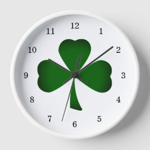 Green Kleeblatt Irish Lucky Clover Uhr