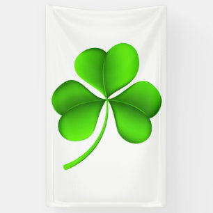 Green Kleeblatt On White (v) bnrt Banner