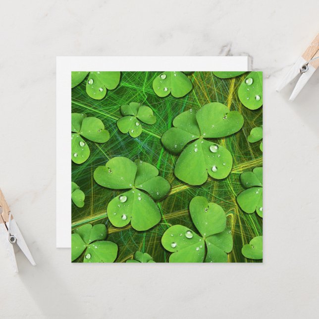 Green Kleeblatt St Patrick's iPhone 5 Case-Mate (Vorderseite/Rückseite Beispiel)