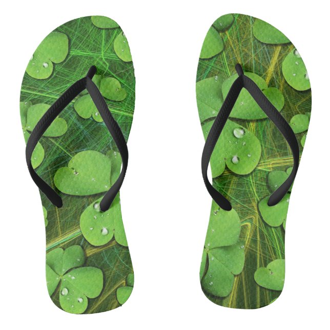 Green Kleeblatt St Patrick's iPhone 5 Case-Mate Flip Flops (Fußbett)