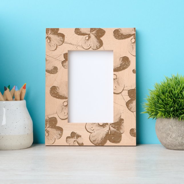 Green Kleeblatt St Patrick's iPhone 5 Case-Mate Geätzte Rahmen (Vorderseite)